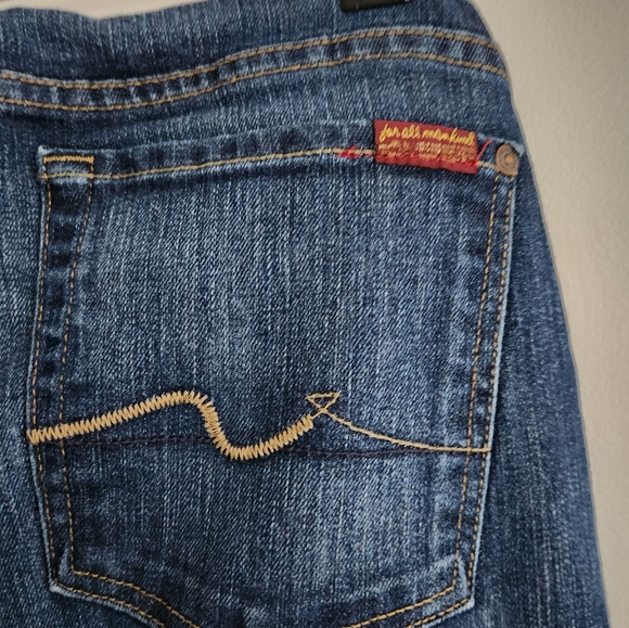 Fair condition 7 For All Mankind maternity jeans - Picture 3 of 6